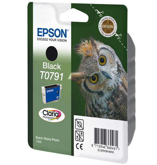 Cartucho Tinta Epson T0791 Negro Original