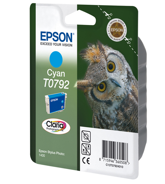 Cartucho Tinta Epson T0792 Cian Original