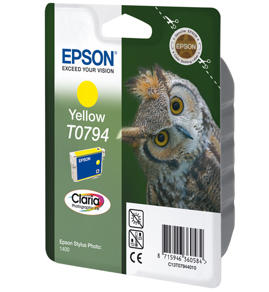 Cartucho Tinta Epson T0794 Amarillo Original