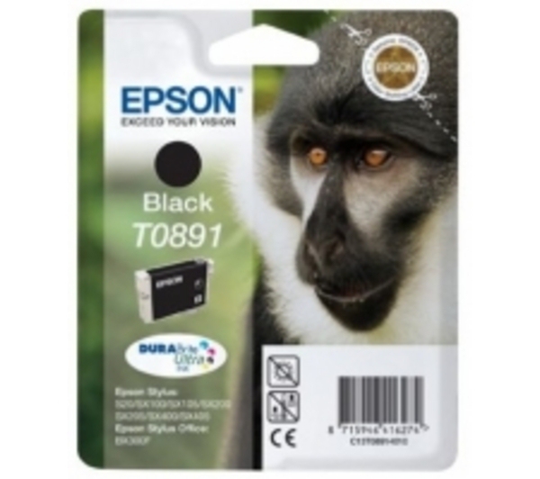 Cartucho Tinta Epson T0891 / C13T08914011 Negro Original