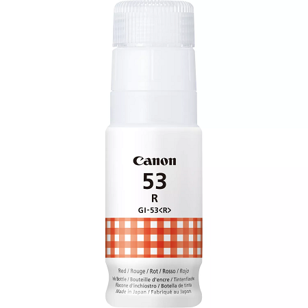 Botella Tinta Canon GI53 Rojo Original