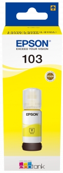 Botella Tinta Epson 103 Amarillo Original