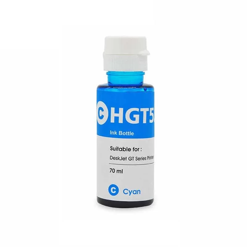 Botella Tinta Hp GT52 Cian Compatible