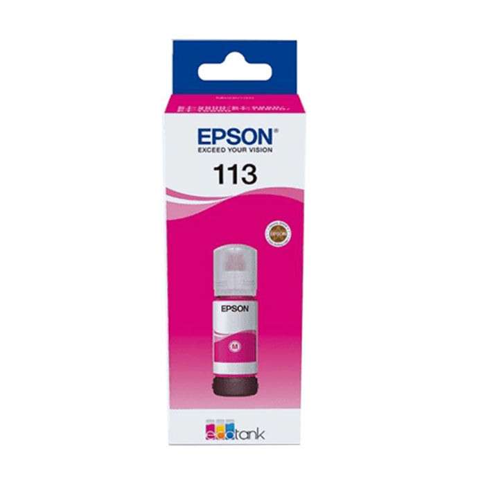 Botella Tinta Epson 113 Magenta Original