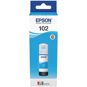 Botella de Tinta Epson 102 / T03R2 Cian Original