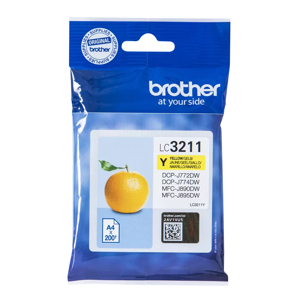 Cartucho Tinta Brother LC3211Y Amarillo Original