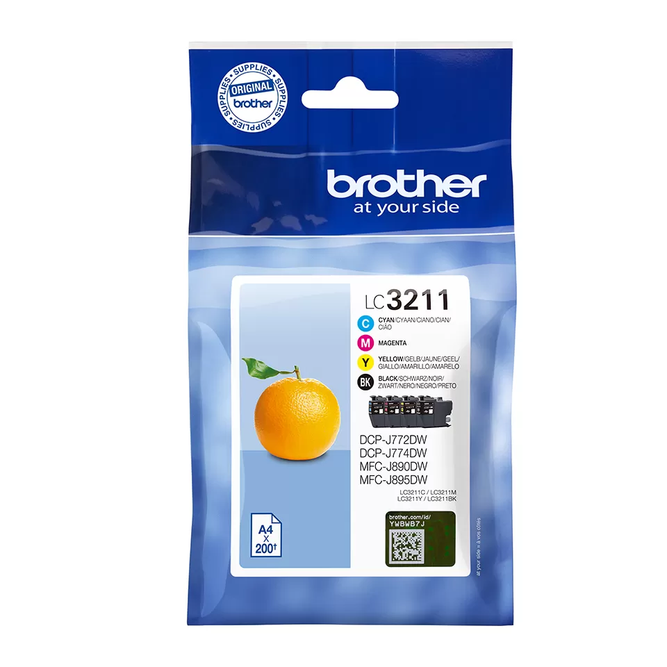 Pack Cartucho Tinta Brother LC3211VAL Original