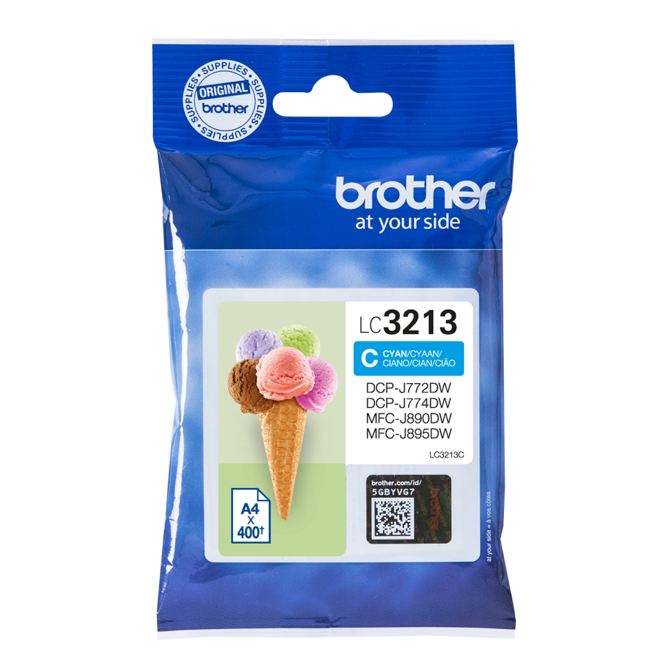 Cartucho Tinta Brother LC3213C Cian Original
