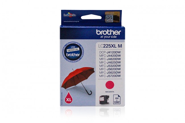 Cartucho Tinta Brother LC-225 Magenta Original