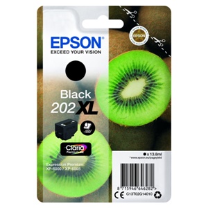 Cartucho Tinta Epson 202XL Negro Original