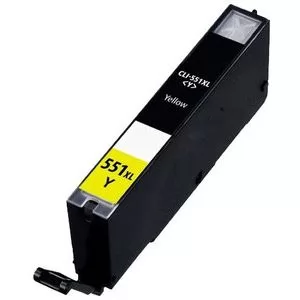 Cartucho Tinta Canon CLI551XL Amarillo Compatible