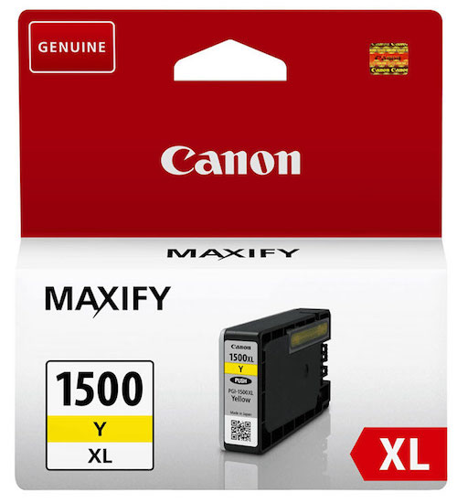 Cartucho Tinta Canon PGI1500XL Amarillo Original