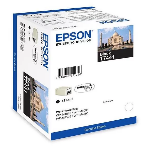 Cartucho Tinta Epson T7441 XXL / C13T74414010 Negro Original