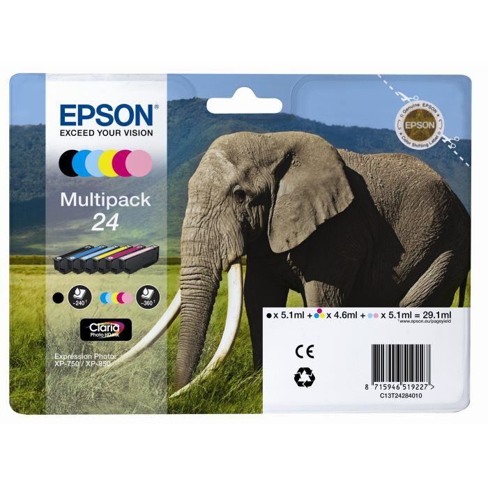 Pack 6 Cartuchos Tinta Epson T2428 Original