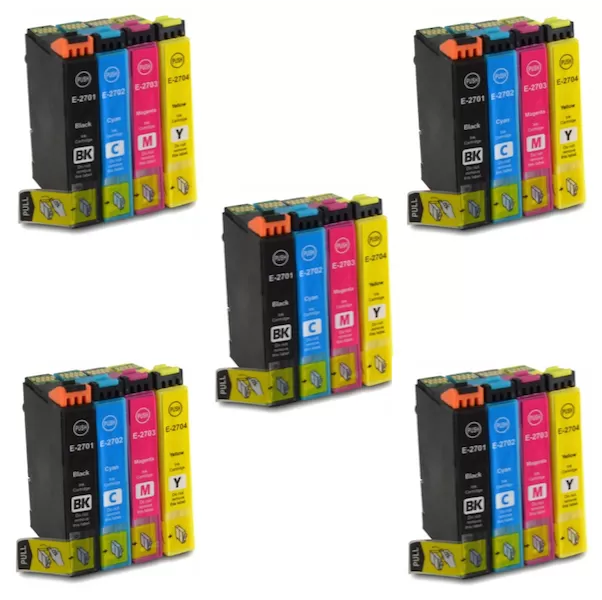 Pack 20 Epson 27XL Cartuchos Compatible