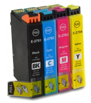 Pack 4 Epson 27XL Cartuchos Compatible