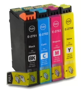 Pack 4 Epson 27XL Cartuchos Compatible