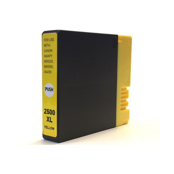 Cartucho Tinta Canon PGI2500XL Amarillo Compatible 