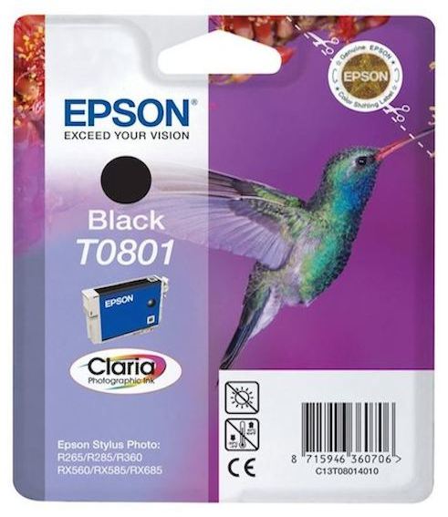 Cartucho Tinta Epson T0801 / C13T08014011 Original