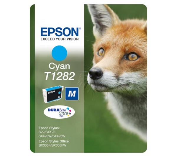 Cartucho Tinta Epson T1282 / C13T12824011 Cian Original