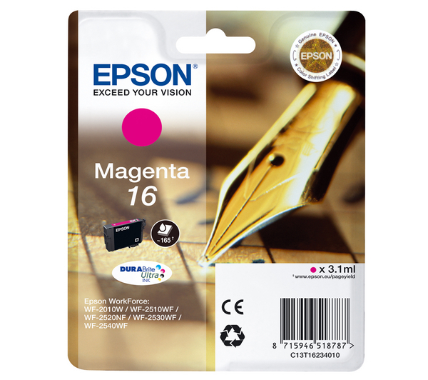 Cartucho Tinta Epson T1623 Magenta Original