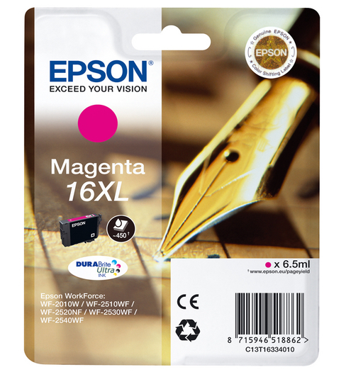 Cartucho Tinta Epson T1633 Magenta Original