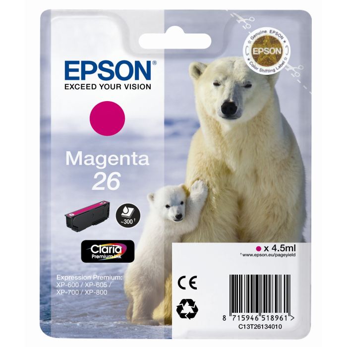 Cartucho Tinta Epson T2613 Magenta Original