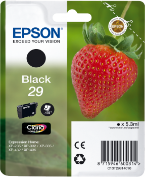 Cartucho Tinta Epson T2981 / C13T29814010 Negro Original