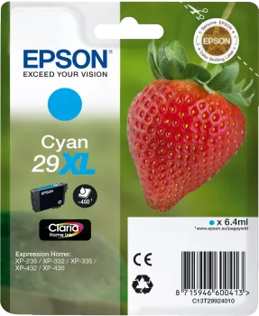 Cartucho Tinta Epson T2992 / C13T29924010 Cian Original