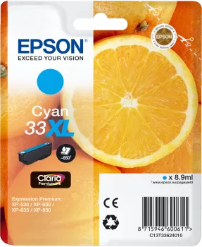 Cartucho Tinta Epson T3362 Cian Original