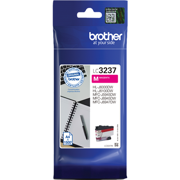 Cartucho Tinta Brother LC3237 Magenta Original 