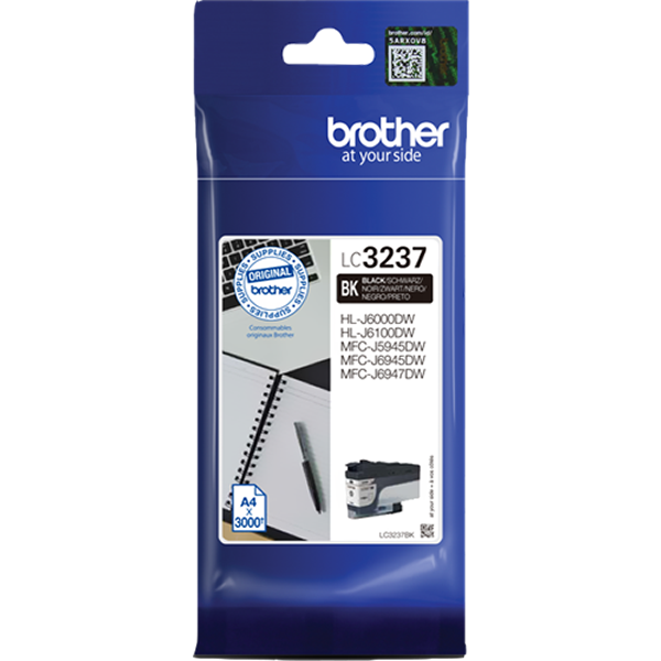 Cartucho Tinta Brother LC3237 Negro Original 