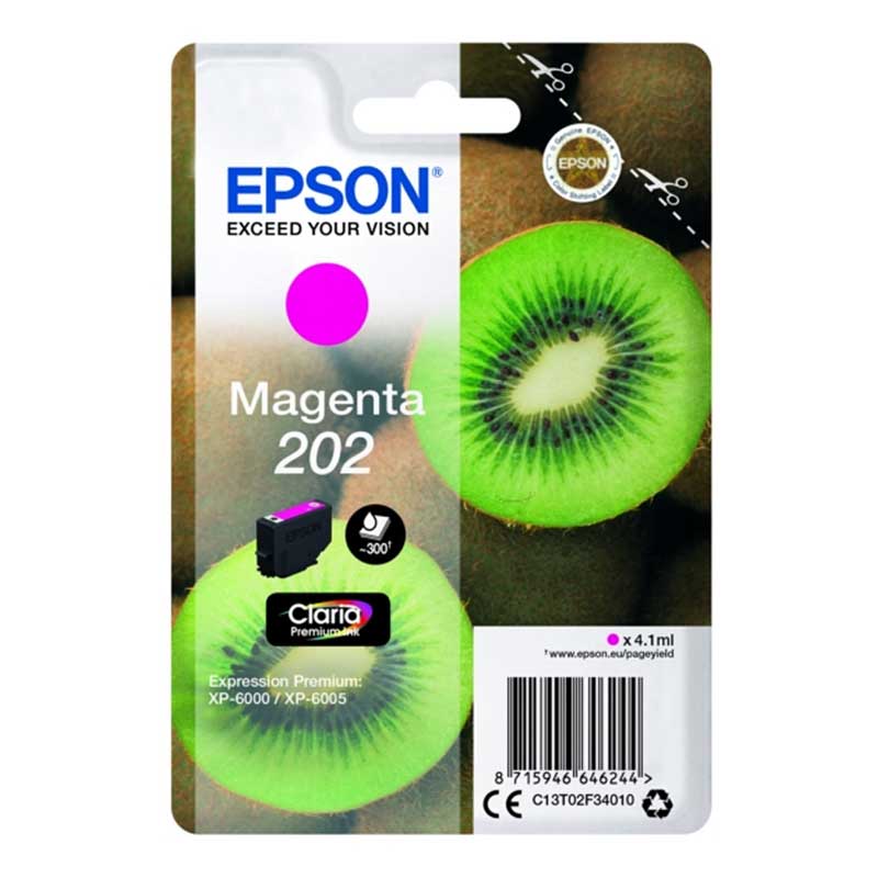 Cartucho Tinta Epson 202 Magenta Original