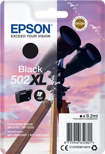 Cartucho Tinta Epson 502XL Negro Original