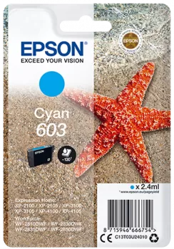 Cartucho Tinta Epson 603 Cian Original