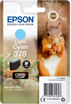 Cartucho Tinta Epson T3785 Cian Claro Original