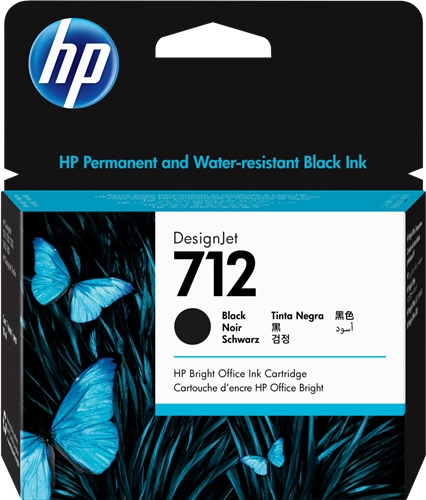 Cartucho Tinta Hp 712 Negro Original 
