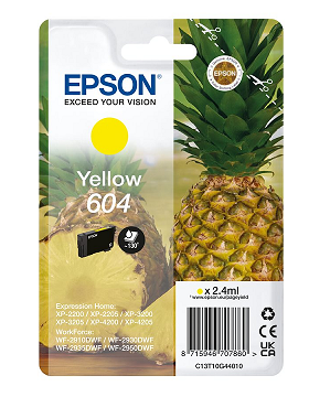 Cartucho Tinta Epson 604 Amarillo Original
