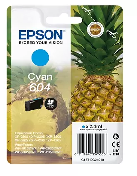 Cartucho Tinta Epson 604 Cian Original