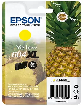 Cartucho Tinta Epson 604XL Amarillo Original