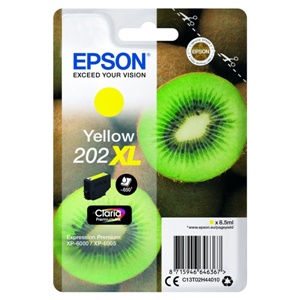 Cartucho Tinta Epson 202XL Amarillo Original