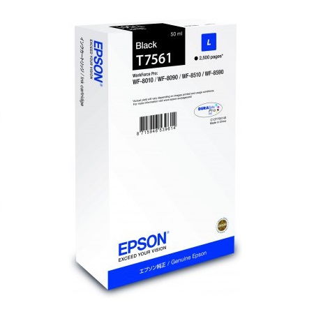 Cartucho Tinta Epson T7551 Negro Original