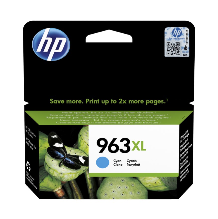 Cartucho Tinta Hp 963XL Cian Original