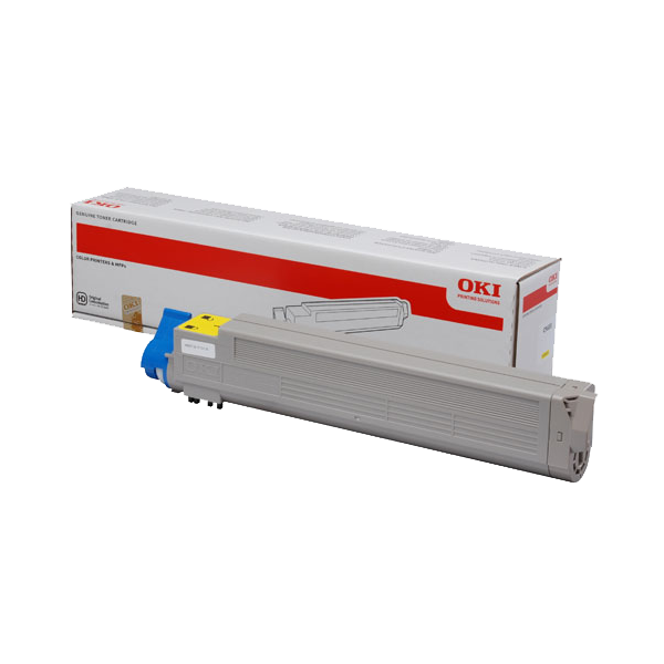 Toner Oki 43837129 Amarillo Original 