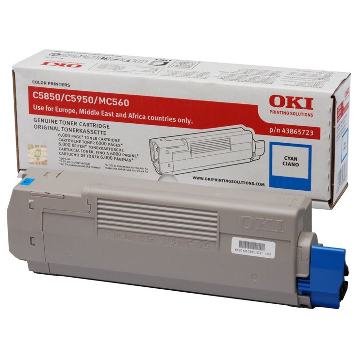 Toner Oki 43865723 Cian Original