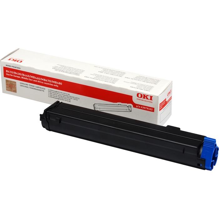 Toner Oki 43979102 Negro Original 
