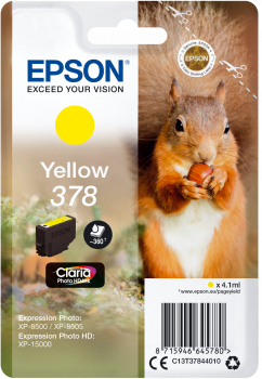 Cartucho Tinta Epson T3784 Amarillo Original