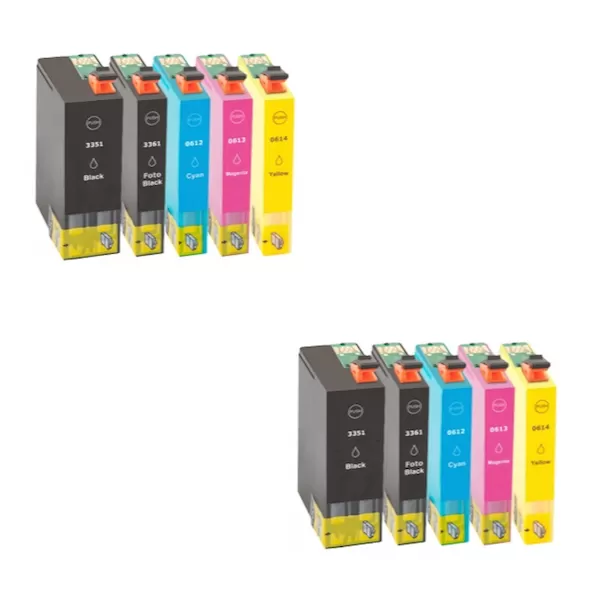 Pack 10 Epson 33XL Cartuchos Compatible