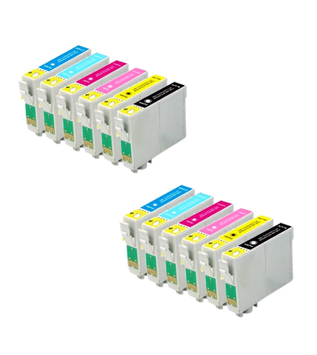 Pack 12 Cartuchos Epson T0791 T0792 T0793 T0794 T0795 T0796 Compatibles