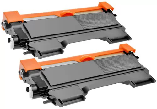 Pack 2 Cartuchos Toner Brother TN2220 TN2010 Compatible